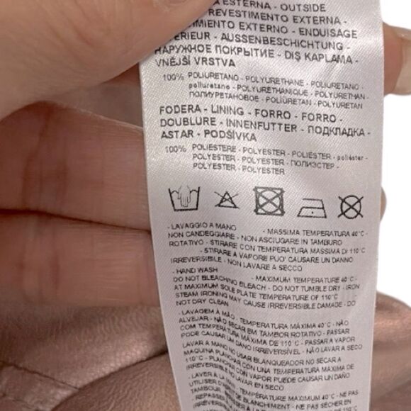 A|X Armani Exchange Faux Leather Dress-Size 10 - Picture 11 of 13